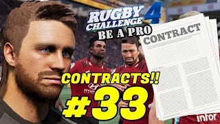 CONTRACTS  SAM LEWIS  Be A Pro  S4 E33  Rugby Challenge 4 [upl. by Hansiain]