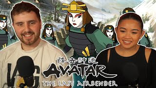 THE KYOSHI WARRIORS  Girlfriend Reacts To Avatar The Last Airbender Episode 4 REACTION [upl. by Fulviah86]