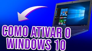 COMO ATIVAR O WINDOWS 10 PERMANENTE EM 2022 [upl. by Cotterell699]