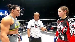 Gabi Garcia Brazil vs Anna Malyukova Russia  MMA fight HD [upl. by Eetnod]