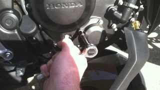 Honda Cbr250r Oil Change [upl. by Deirdre669]