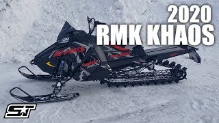 2020 Polaris RMK KHAOS 155 Walk Around amp First Impressions [upl. by Halyhs516]