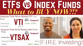 ETF vs Index Funds  Our Investments for Financial Independence FIRE Investing [upl. by Arihsa175]