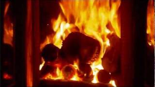 Fireplace original natural sound NO LOOP [upl. by Esorrebma]