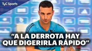 SCALONI EN CONFERENCIA DE PRENSA ⚽ quotLOS CAMBIOS QUE HAGA ANTE BRASIL NO SERÁN POR RENDIMIENTOquot [upl. by Eannaj496]