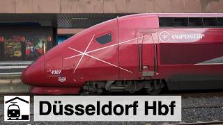 Bahnhofsbetrieb Düsseldorf Hauptbahnhof inkl Eurostar [upl. by Lledrev]