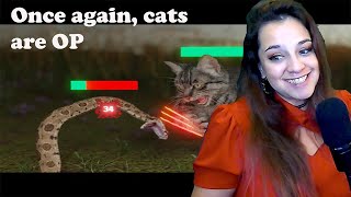 Lauren reacts In Which Cats Continue to be OP How Cats Broke the GameTierzoo [upl. by Ensoll]