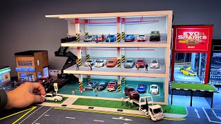 MultiStorey Car Park 164 Diorama  Hotwheels Diorama [upl. by Shaff]