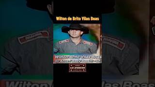 Wilton de Brito Vilas Boas Vs touro Tiradentes Rodeio de Barretos 1996 [upl. by Simonette285]