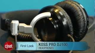 First Look KOSS PRO DJ100 professional stereo headphones [upl. by Lorelle]