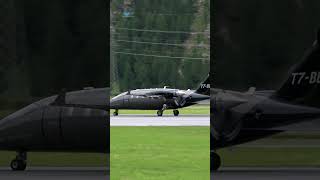 Most Bizarre Aircraft Design Piaggio P180 Avanti EVO Takeoff at Engadin [upl. by Nirek]