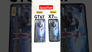 Realme GT 6T vs X7 Max SpeedTest OMG 😱🔥🔥🔥 [upl. by Ahsienad]