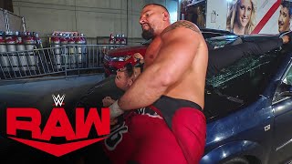 Bron Breakker obliterates Ricochet in the parking lot Raw highlights June 10 2024 [upl. by Corey912]