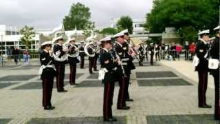 Marinierskapel Taptoe Marinedagen 8 juli 2012 Den Helder Netherlands Navy Days Marine Band [upl. by Vincenty]