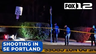 Man hurt in SE Portland shooting home hit [upl. by Izy5]