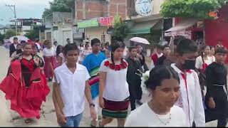 Alumnos de secundaria Ignacio M Altamirano destacan en desfile de independencia [upl. by Helli295]