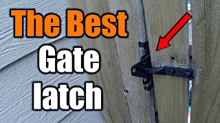 The Best Gate Latch For Your Fence And How To Install It  THE HANDYMAN [upl. by Ciapha]