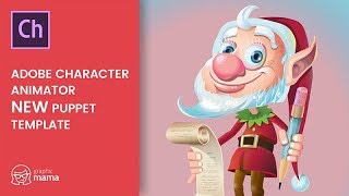 Adobe Character Animator  Free Christmas Elf  Doodley [upl. by Thorlay303]