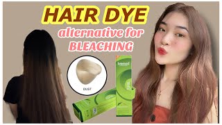 HAIR DYE AN ALTERNATIVE FOR BLEACHING For only 125 PESOS No Bleaching  PHILIPPINES [upl. by Laural]