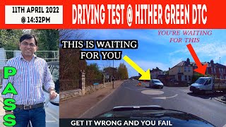 DRIVING TEST  HITHER GREEN DTC 11042022 1432PM drivingtestvideo hithergreentestroute ojkenny [upl. by Seadon]