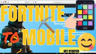 FORTNITE mobile  How To Download ios [upl. by Brier]