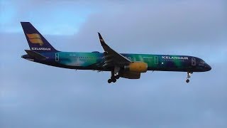 Plane Spotting at Keflavik Airport Iceland  011218 [upl. by Sivahc269]