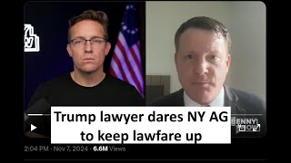 Trumps lawyer calls out NY AG lawfare [upl. by Renzo621]