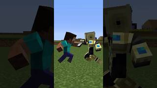 Minecraft Herobrine Vs AJTHEBOLD minecraft shorts [upl. by Dressel]