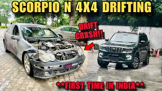 SCORPIO N 4X4 DRIFTING GONE WRONG🤯 UNEXPECTED RESULTS😳 [upl. by Phox73]