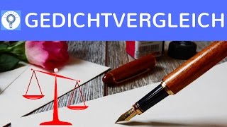 Gedichtvergleich  Vergleich amp Interpretation von Gedichten  Zusammenfassung  Lyrik [upl. by Croix326]