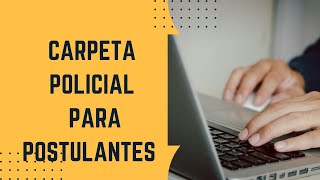 Cómo diligenciar la carpeta de inscripción para ingresar a la Policía Nacional 2022 [upl. by Cthrine]