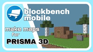 Make your own Minecraft map in blockbench mobile tutorial [upl. by Cassilda90]