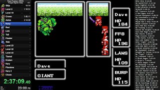 FF1 NES Vorpal Sword Challenge 65433 [upl. by Judye]