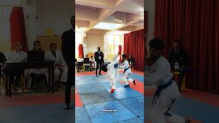 Karate championship karate arawaza karateindia taekwondo indiankarate martialarts kumite [upl. by Arais]