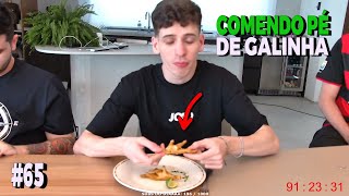 COMENDO PÉ DE GALINHA E FOCINHO DE PORCO DIA 5  EP65 [upl. by Ruff767]