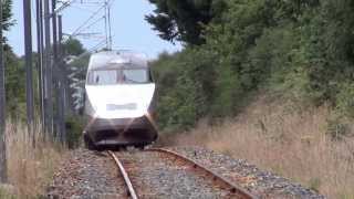 TGV Atl vers voie Brest Paris [upl. by Odlanar]