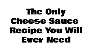 The Only Cheese Sauce Recipe You Will Ever Need Wheat Free Keto Carnivore [upl. by Karlan]