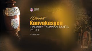 Istiadat Konvokesyen UiTM ke 93  Sidang 15 [upl. by Ultun]