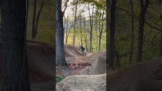 Dirt jumps in Greensburg KYdirtjumpsfunmountainbike [upl. by Iruj]