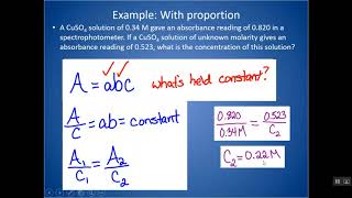 Beers Law  What is Beers Law and How to do Problems relating to it [upl. by Alegna]