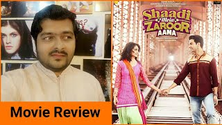 Shaadi Mein Zaroor Aana  Movie Review [upl. by Adnohs]