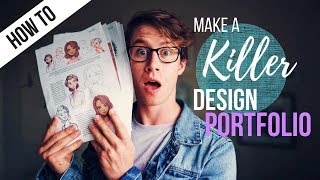 How to Make the BEST Design Portfolio for University [upl. by Ynatil]