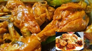 Spicy Chicken Curry Spicy Capsicum Chicken CurryCapsi chicken Easy Recipe by foodie doi n pp [upl. by Eikcid]