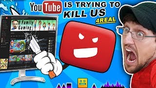 FGTEEV vs Google Troll GEOMETRY DASH amp ROBLOX Rage Gameplay [upl. by Vandyke538]