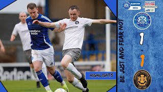 HIGHLIGHTS  Glenavon 11 Carrick Rangers  261024  SDP [upl. by Gotthard]