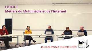 Le BUT Métiers du Multimédia et de lInternet [upl. by Yonita784]