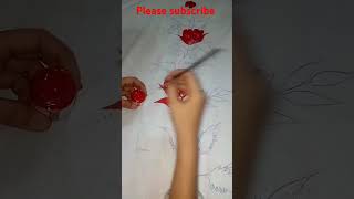 bedsheet painting Chadar ka1 design  new  shoqrtvideo  shorts [upl. by Trisha]