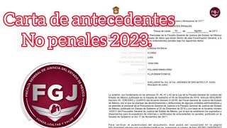 Como sacar tus antecedentes no penales por primera vez desde tu celular 2023 [upl. by Assilrac]