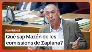 INDIGNANTE MAZÓN era el director de las ITV cuando Zaplana cobró comisiones DE LAS ITV [upl. by Aihtnys]