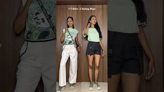 fashionhacks stylehacks tshirtfashiontips flipkartfashion flipkart styling youtubecreator [upl. by Dadirac]